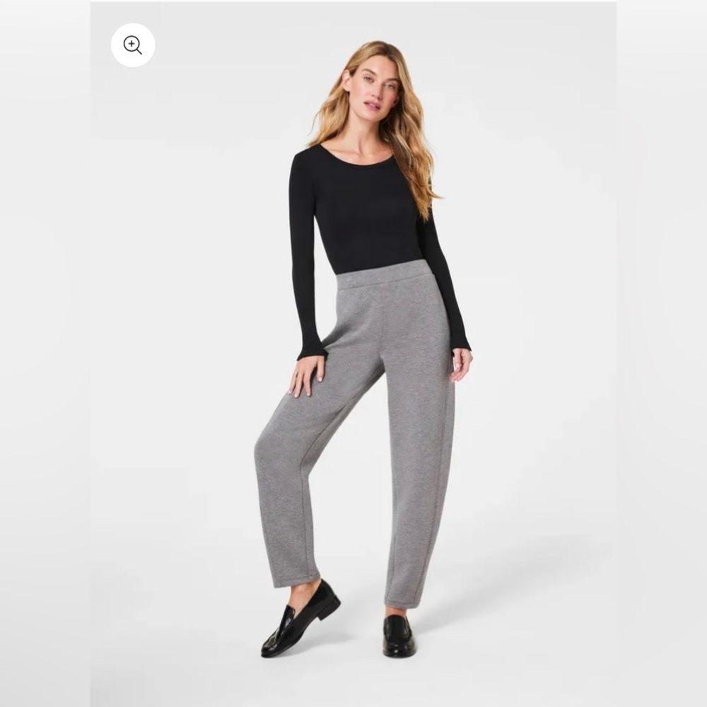Spanx Air Essentials Medium Heather Gray Barrel L… - image 2